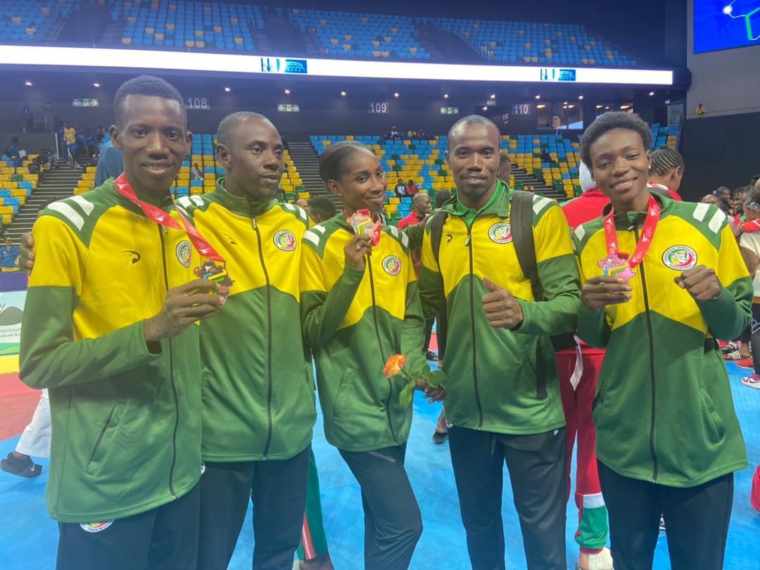 Kigali 2022: L'équipe nationale de combat récolte 3 médailles de bronzes