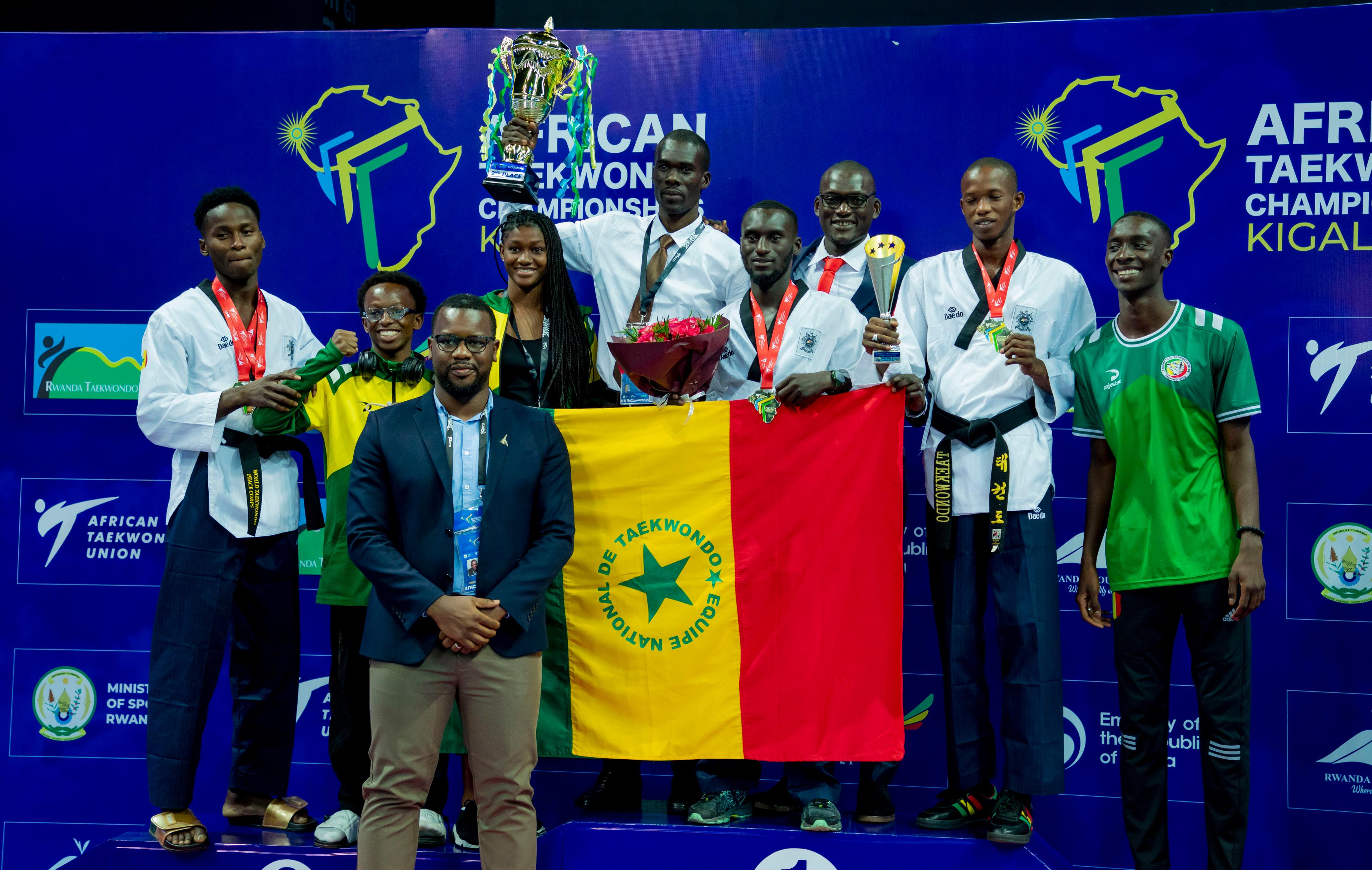 Équipe Nationale de Poomsae bilan Championnat d'Afrique de Taekwondo Kigali 2022