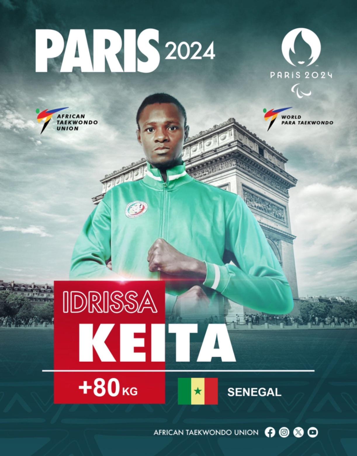 Jeux Paralympiques de Paris 2024: Bonne chance Idrissa KEITA