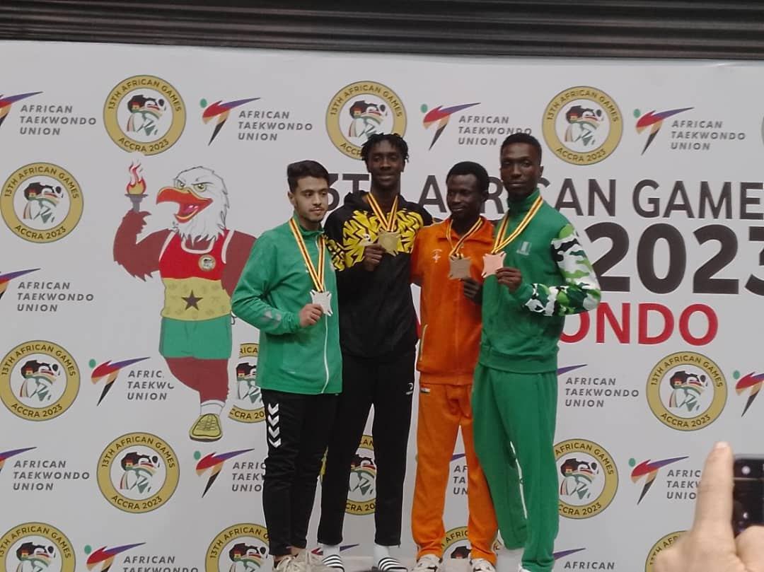 Jeux Africains 2023 – Encore des médailles pour le Taekwondo dont une en Or ! - Image 1