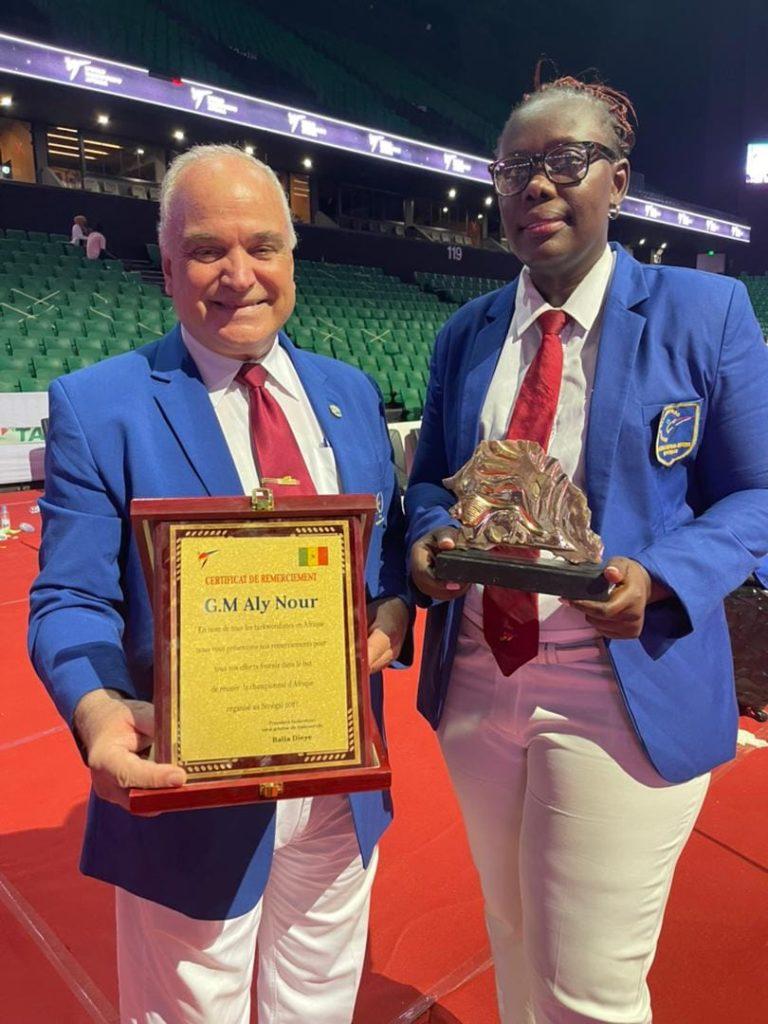 Me Seynabou Diouf élue meilleure arbitre du Championnats d’Afrique de Taekwondo 2021
